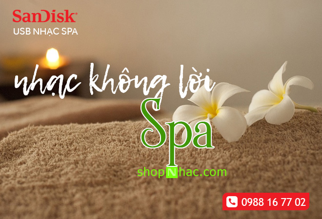 USB nhạc không lời chất lượng cao dành cho spa và Yoga chuẩn giai điệu