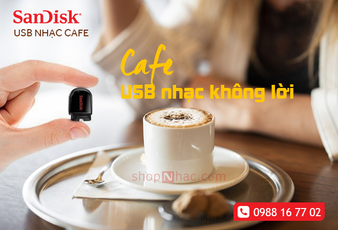 Shop USB nhạc không lời dành cho quá cafe và nhà hàng