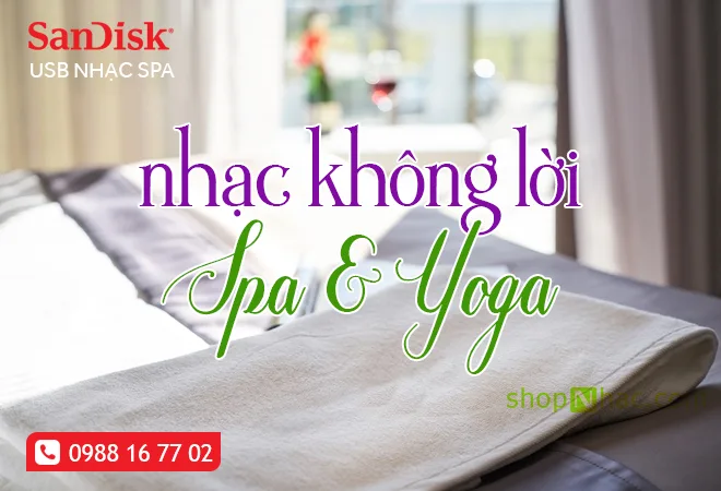 USB nhạc không lời trị liệu trong Spa và Yoga