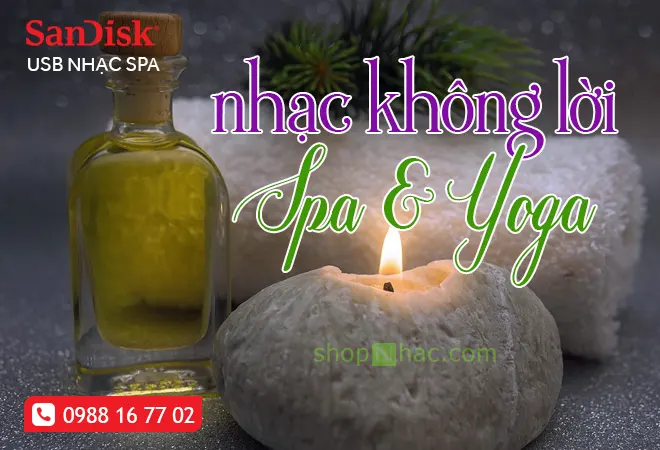 USB tuyệt phẩm nhạc không lời dành cho Spa & Yoga - giai điệu trị liệu và thư giãn